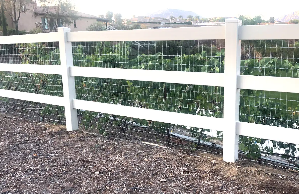 thumbnail image 2 of 8 Ft Vinyl Ranch Fence Rail – White, Lightweight, Easy Install – High Quality 2 of 6
